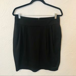 Daisy Fuentes Black Stretch Pencil Skirt M | Office Work Career Classic